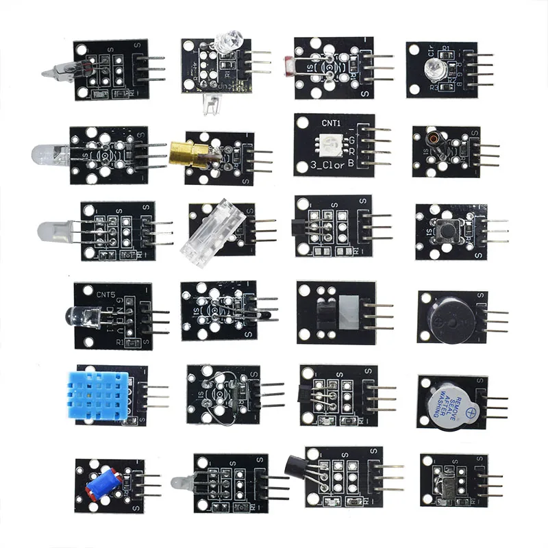 AEAK для arduino 45 в 1 сенсорные модули стартовый набор лучше, чем 37в1 комплект датчика 37 в 1 комплект датчика UNO R3 MEGA2560