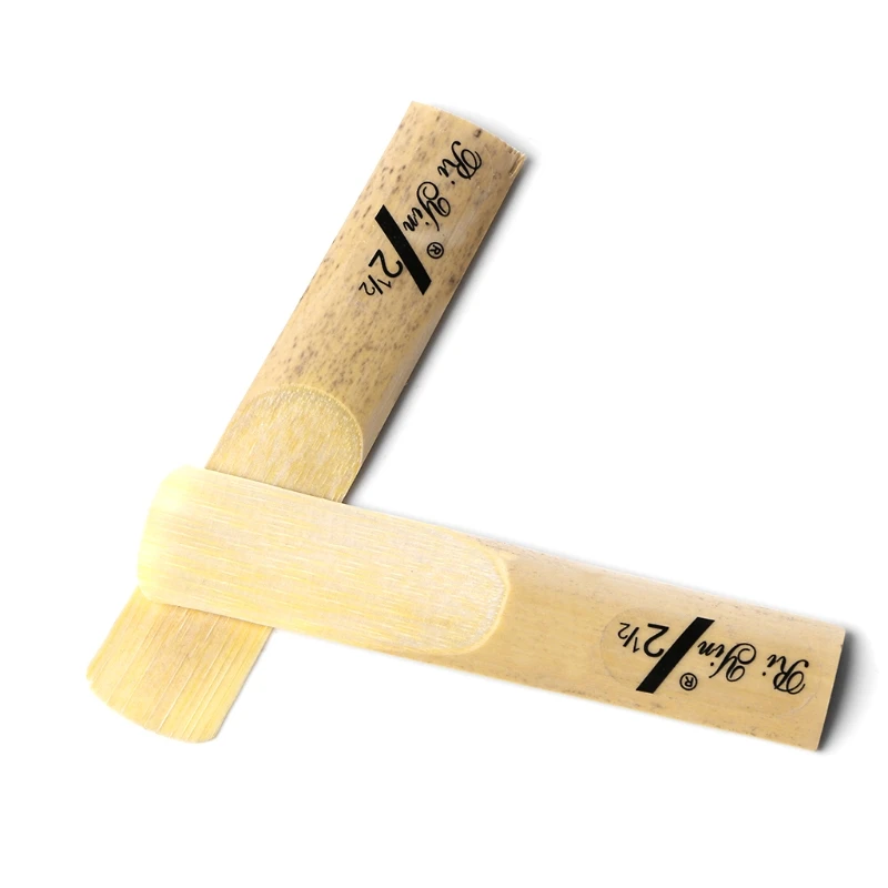 Прочный 10 шт. 2,5 прочность бамбуковые трости Bb трости для кларнета музыкальный инструмент Часть