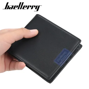

Baellerry Fashion Hasp Short Men Wallet Male Coin Purse Card Holder Business Brief Small Clutch Bag New Brand Money Wallet