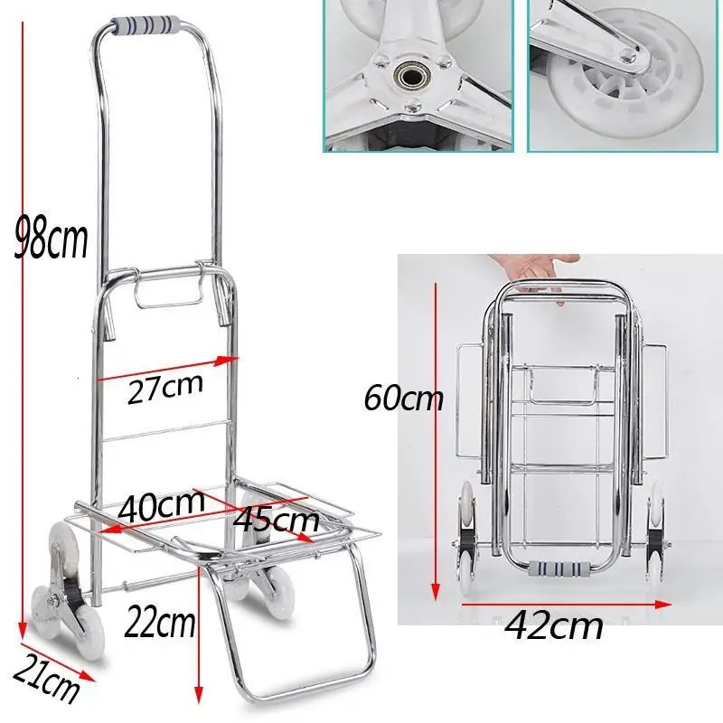 Piegevole Rolling Storage Koszyk кухонный стол для покупок Avec Roulettes Mesa Cocina колесница Roulant тележка