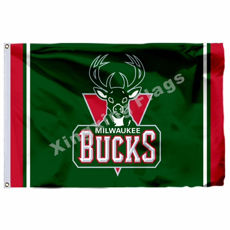 Милуоки флаг Bucks 3x5 футов 150X90 см Баннер медные втулки флаг из полиэстера