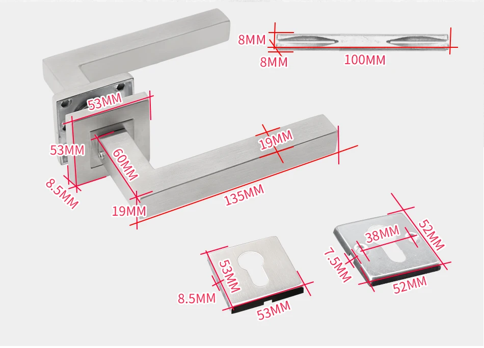 New-stainless-steel-304-lever-door-handle,interior-door-lever-handles,square-tube-entry-lever-handle_13