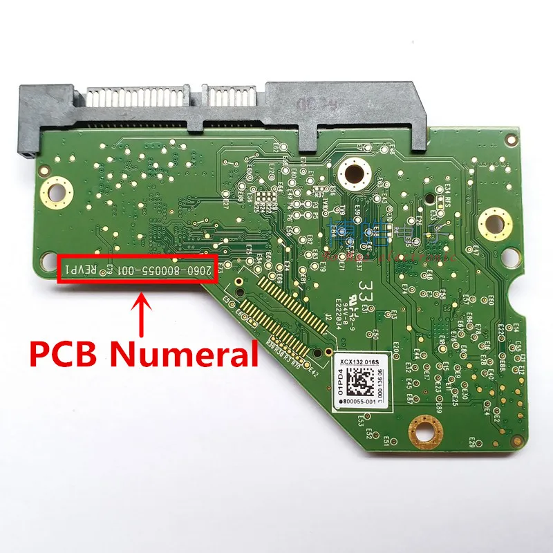 HDD PCB   2060-701537-002 REV A, 2060 701537 002/2061-701537-J00, 2061-701537-K00, 2061-701537-800