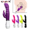 Double Head G Spot Rabbit Vibrator Vibrating Dildo Anal Erotic Sex Toys for Women Vaginal Clitoral Massager Female Masturbator 1