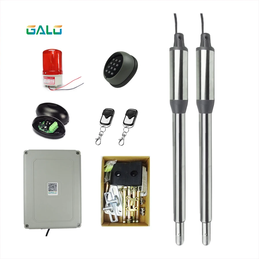 

GALO Auto gate motor IP55 waterproof double arm swing gate opener for home Enterprises automatic enter car Open door