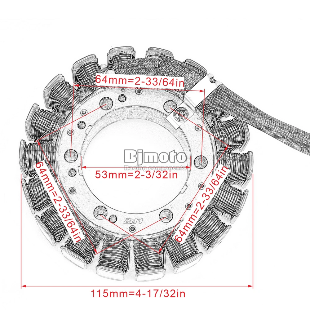 Катушка статора Магнето мотоцикла для Aprilia SL1000 Falco 2000-2003 RSV1000 Mille R 1998-2003 Tuono 2002-2005 AP0295830