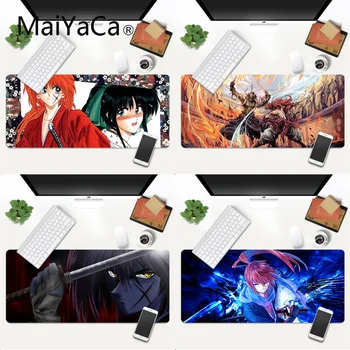 

Rurouni Kenshin Natural Rubber Gaming mousepad Desk Mat Gaming Mouse Pad Large Deak Mat 700x300mm for overwatch/cs go