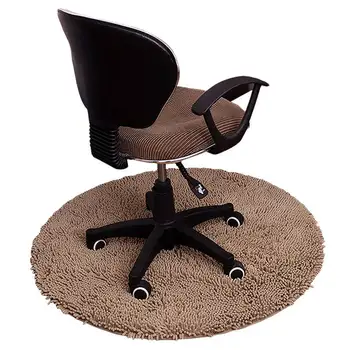 

Computer Chair Floor Mat Bedroom Mat Swivel Chair Floor Mat Circular Floor Pad Non-slip Carpet Home Decor Living Room Door Pad