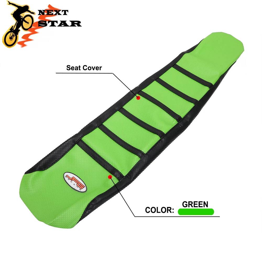 Мотоциклетный Кожаный Мягкий Нескользящий чехол для сиденья KAWASAKI KXF250 KXF 250 09-12 KXF450