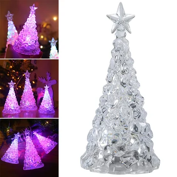 

Newly Color Changing LED Christmas Tree Battery Operated and Portable for Dining Table Centerpieces Mantle XSD88