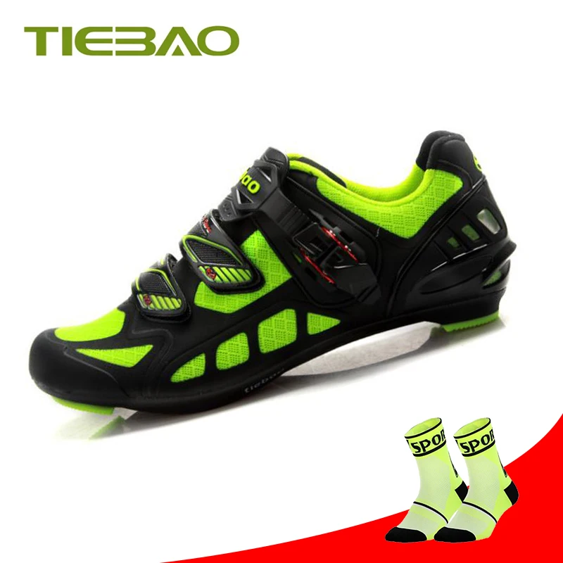 

TIEBAO Cycling Shoes Road Superstar Original Sapato Ciclismo Bicicleta Outdoor Sneakers Shoes Bike Road SPD Triathlon Shoes