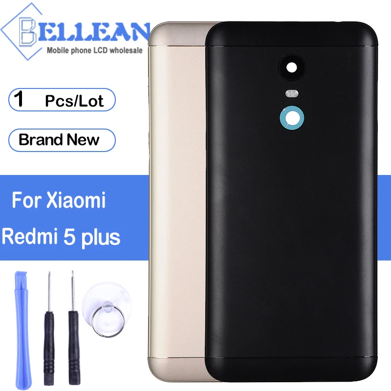 

Dinamico Back Glass Cover For Xiaomi Redmi 5 Plus Battery Back Cover Glass Panel Rear Cover Housing Door 1pcs With Tools