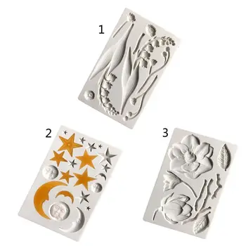 

1 Pc Large Rose Flower Lily Star Moon Sun Planet Theme UV Resin Silicone Mold Epoxy Resin Casting Mould Jewelry Making Tools