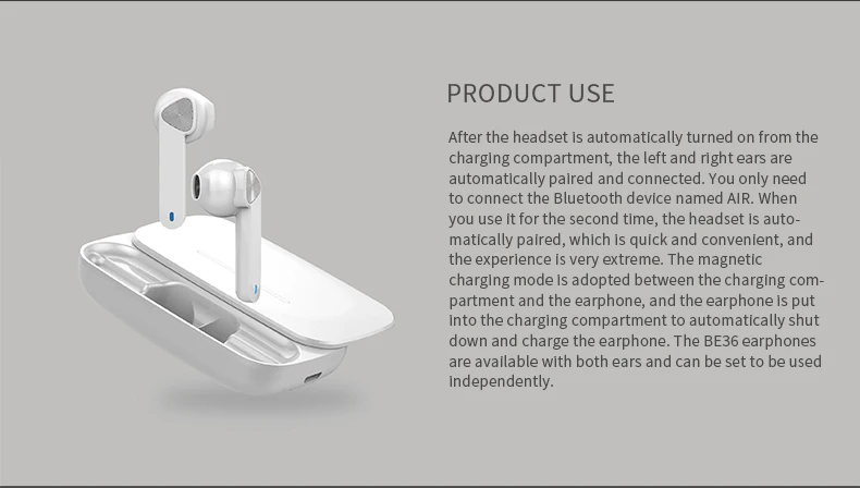 TWS BE36 Bluetooth наушники 5,0 спортивная Гарнитура наушники музыкальные наушники беспроводные наушники для xiaomi huawei iphone мобильный телефон