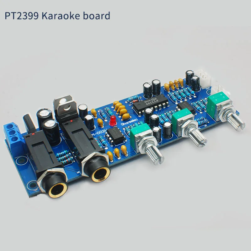 UNISIAN PT2399 караоке усилитель доска Аудио Микрофон NE5532 предусилитель реверберации эхо звук для дома усилители