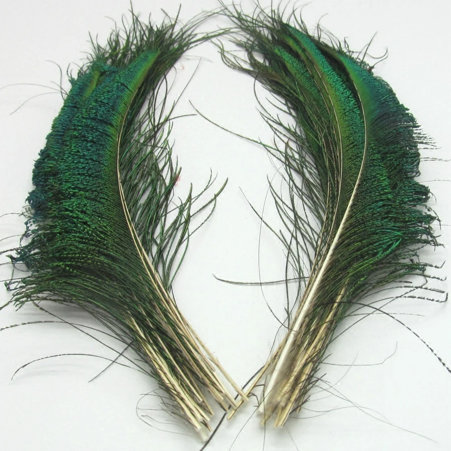 

20Pcs/Lot Peacock Feathers for Crafts Peacock Feather Sword Pheasant Feathers for Jewelry Making DIY Wedding Feathers Decoration