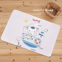 Мультяшный детский нескользящий коврик, Впитывающий Коврик для двери, спальни, ванной комнаты, кухни, дверной коврик