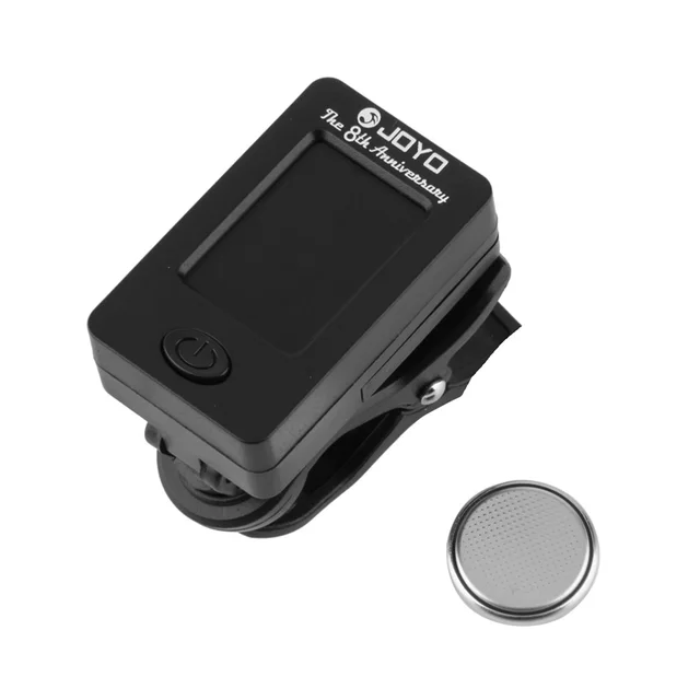 Joyo JT-01 Chromatic Clip-On Digital Tuner 360 Degree Rotatable Guitar Tuners Machines for Guitar Bass Violin Ukulele +Battery