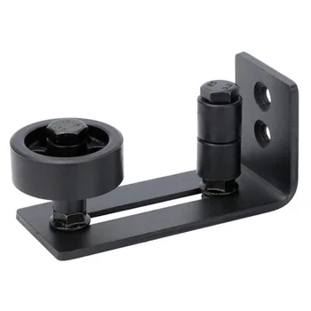 

Heavy Duty Sliding Barn Door Floor Guide,Adjustable Roller,Floor and Door Panel Non-Dae(8 in 1)