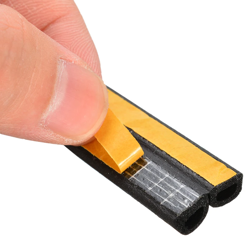 Auto Styling 1PC 5M Big D Shape Car Door Window Trim Edge Moulding Rubber Weatherstrip Sealing Strip Automobile Accessories
