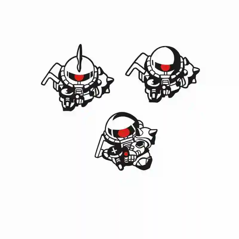 Pegatina GUNDAM Sticker Anime Cartoon Car ZAKU II Decal Sticker Vinyl Wall Stickers  Decor Home Decoration