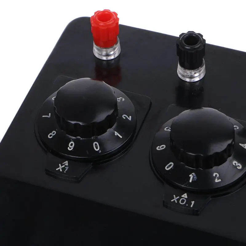 0-9.99 ohm simple resistance box precision 0.1 input variable resistance teaching instrument