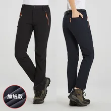 Спортивные брюки для мужчин и женщин из флиса с мягким покрытием, ветронепроницаемые теплые штаны для альпинизма