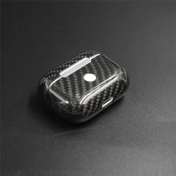 

Carbon Fiber Protective Case for AirPods Pro Wireless Earphone Charging Case Shockproof LED Cove for Apple Airpods Pro Case