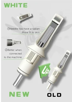 

Standard V1 Updated Version Tattoo Needle Cartridges - Magnums 5/7/9/11/13/15/17/19/21/23/25/27MG BIGWASP 316 Meterial