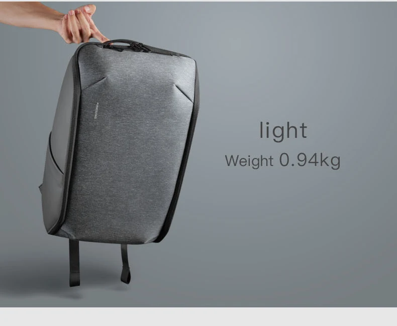 Kingsons, многофункциональные мужские рюкзаки для ноутбука 15 дюймов, Модный водонепроницаемый рюкзак для путешествий, анти-вор, мужские школьные сумки Mochila