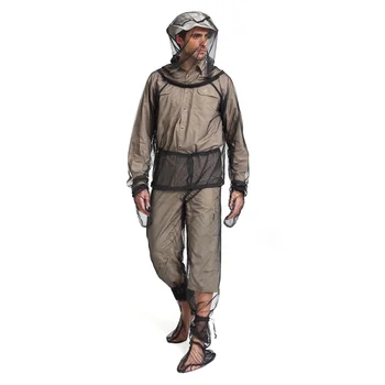 

1pc Keep Mosquito Suit Repellent Bug Jacket Mesh Hooded Suits Unisex Ultra-fine Mesh Insect Protective Hiking Camping ZJ