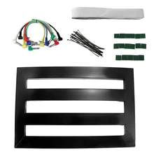 Гитарный Эффект педали настройки DIY гитарный педалборд с волшебной лентой и педаль эффектов соединительная линия доступа к музыкальному инструменту