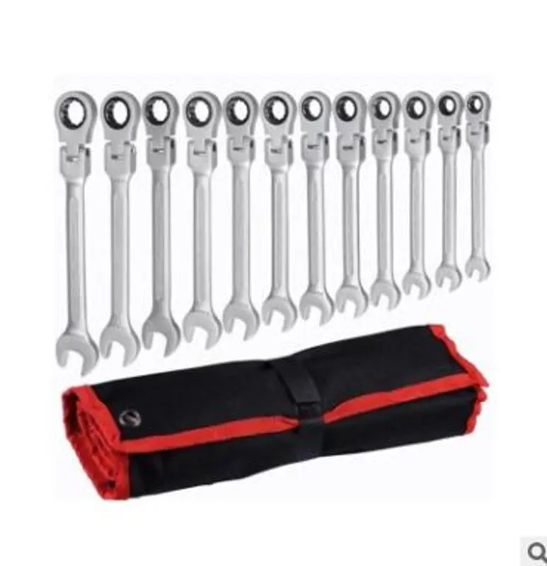 

12Pcs/set Wrench Multitool Key Ratchet Spanners Set of Tools Set Wrenches Universal Wrench Tool Car Repair Tools