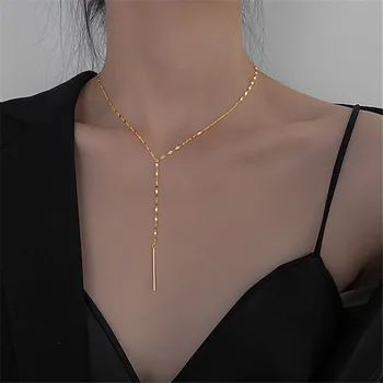 

Minimalism Tassel Long Necklace 2020 New Classic Jewelry For Women