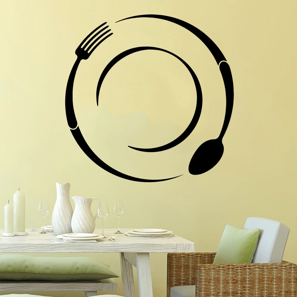 Дизайн кухонной посуды водонепроницаемые наклейки на стену для украшения кухни съемные настенные художественные наклейки для кухни комнаты текст виниловая Фреска