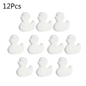 

12pcs Duck Shape Swimming Pool Foam Sponge Filter Tub Spa Oil Absorbing Sludge Cleaning Tool