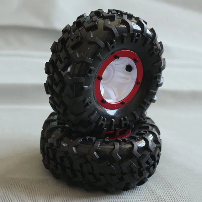 

1/10 RC off-road Tires Car anti-wear simulation universal Tyres HSP robot tire wheel monster Truck climbing accessories Toys