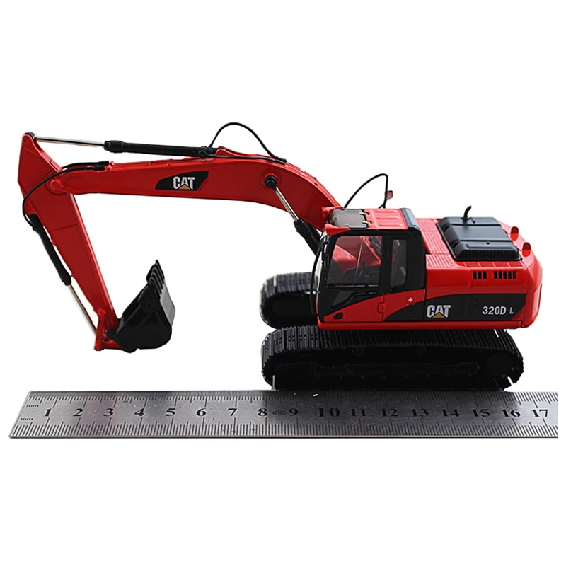 

Литая в масштабе 1:50 экскаватор CAT 320D L 323 модель инженерной машины из сплава коллекция сувенирных украшений демонстрационные игрушки