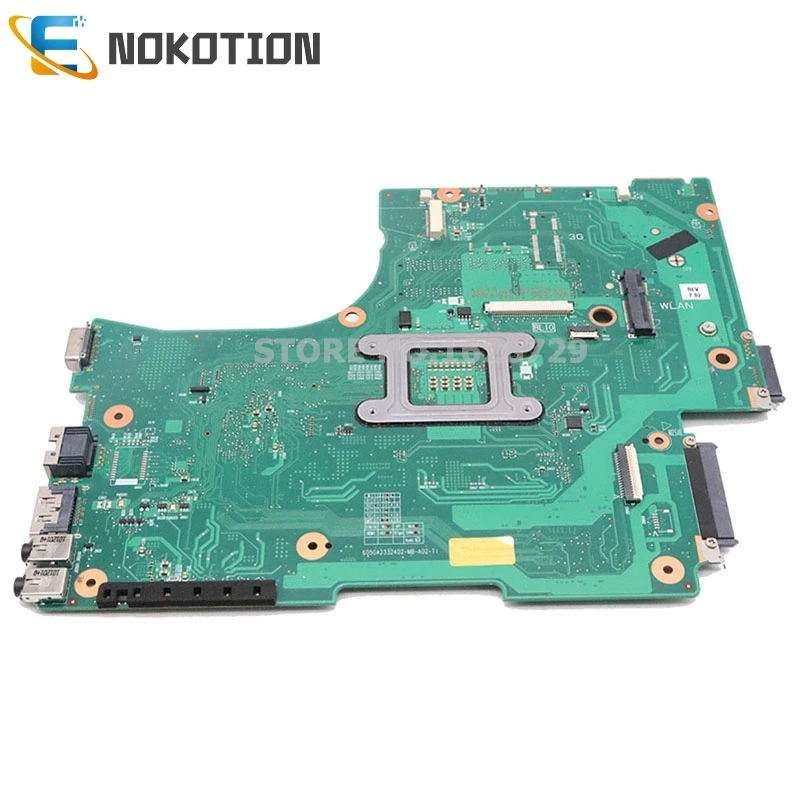 NOKOTION материнская плата для ноутбука Toshiba Satellite L650 HM55 DDR3 1310A2332403 v00021890 6050A2332401-MB-A03 основная плата