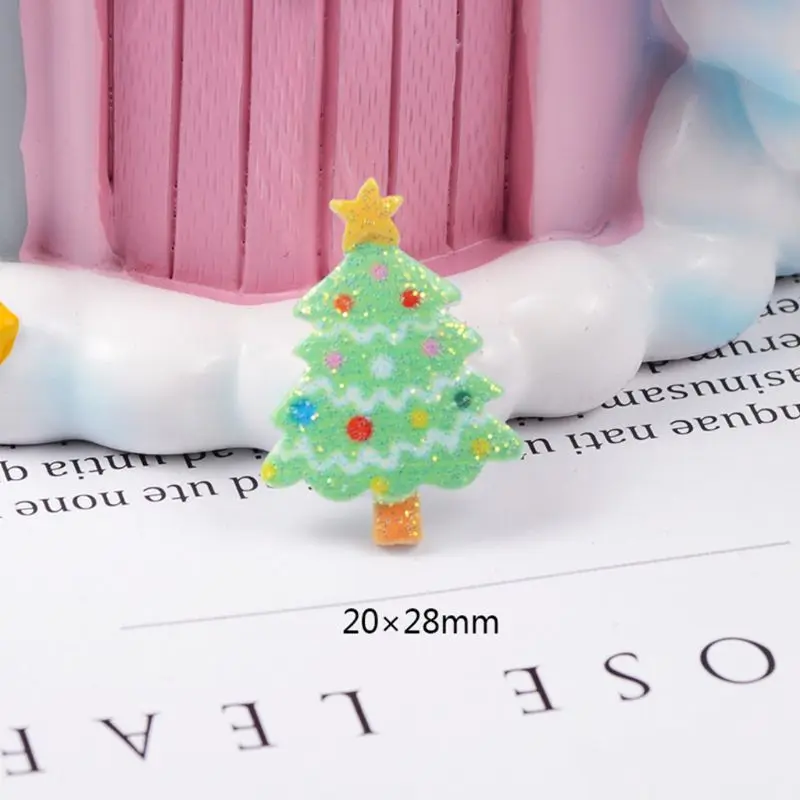 35 шт смешанные полимерные серии Merry Christmas Flatback украшения для вырезок фото Декор DIY ремесло 634E