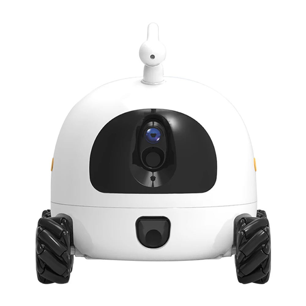 Robot inteligente para mascotas, gato, perro, cámara de vigilancia móvil  para toda la casa, panorámica de 360°, cámara HD para mascotas 1080P