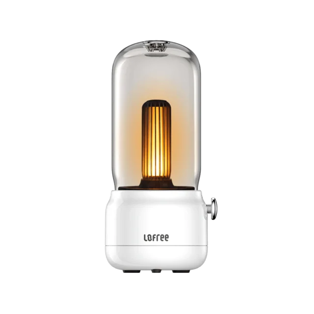 Xiaomi Mijia Lofree CANDLY Ретро светильник usb зарядка/зарядная подставка Регулируемая яркость 1800k светодиодный светильник свеча - Цвет: Белый