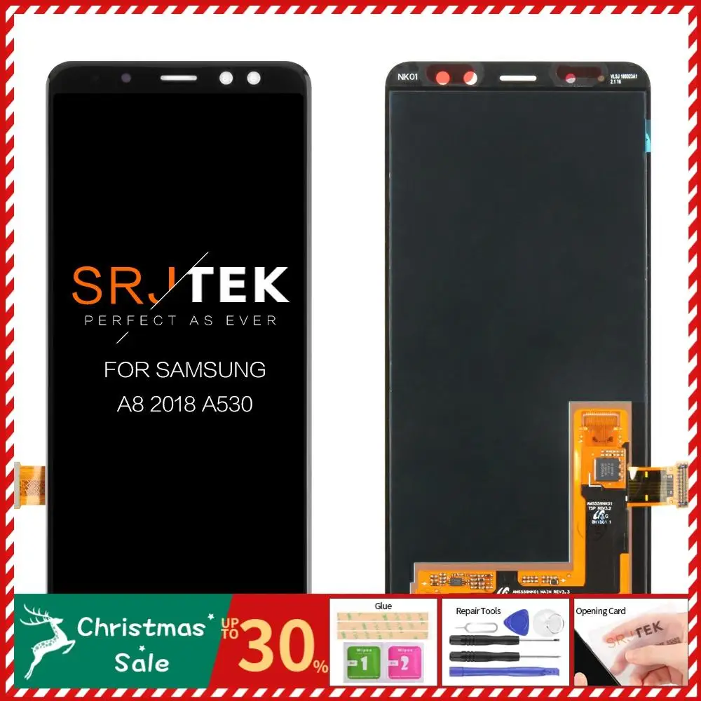 5,6 ''AMOLED дисплей lcd для SAMSUNG Galaxy A8 lcd A530 lcd сенсорный дигитайзер в сборе для SAMSUNG Galaxy A8 lcd