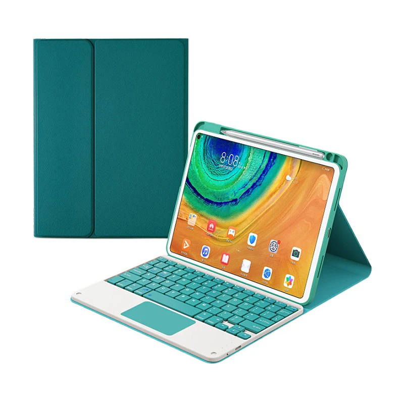 capa de teclado touchpad retroiluminado para huawei matepad caso capa para huawei matepad polegada