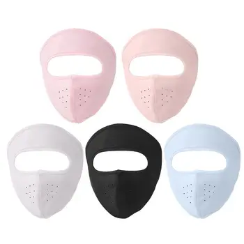 

Breathable Mouth Mask Spring Creative Ice Silk Cotton Elastic Thickening Sunscreen Washable Dust UV Sun protection Masks