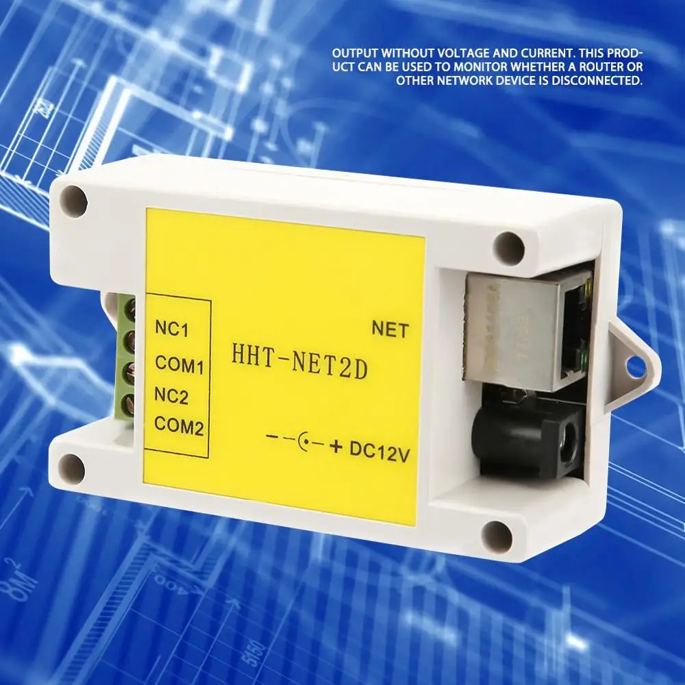 Новинка двухканальный Ethernet ip сетевой релейный модуль DC12V Интернет сторожевое