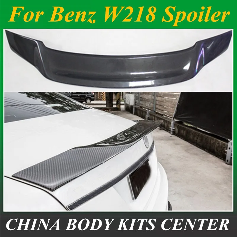 CLS Class стиль renntech спойлер багажника из углеродного волокна для Benz W218 CLS300 CLS350 CLS500