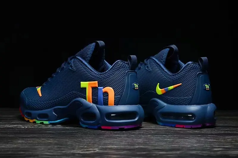 Оригинальные мужские кроссовки для бега NIKE AIR MAX PLUS TN, черные кроссовки, амортизирующие, противоскользящие, легкие, удобные, хорошее качество