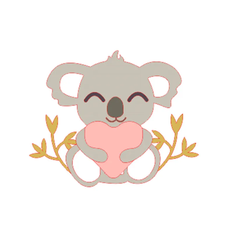 Металлические Вырубные штампы Kokorosa трафареты Love Bird Koala Man для скрапбукинга сделай