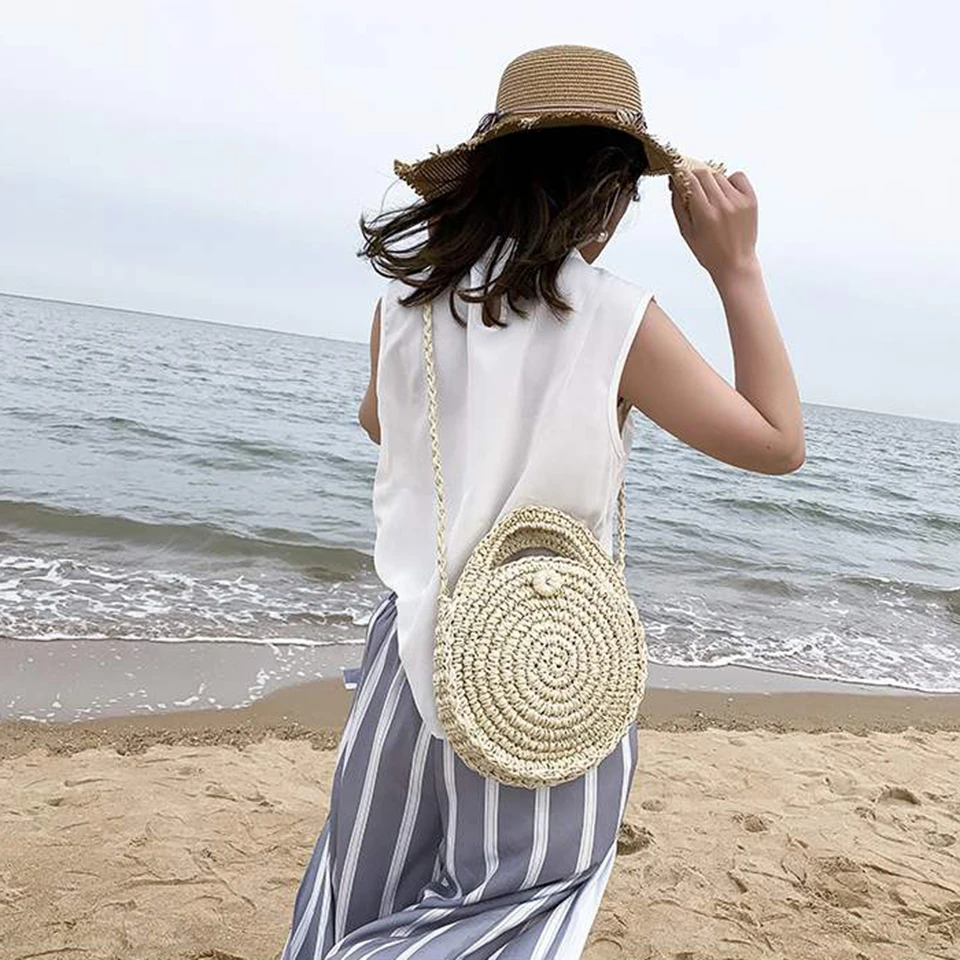 Straw Bag Round (4)